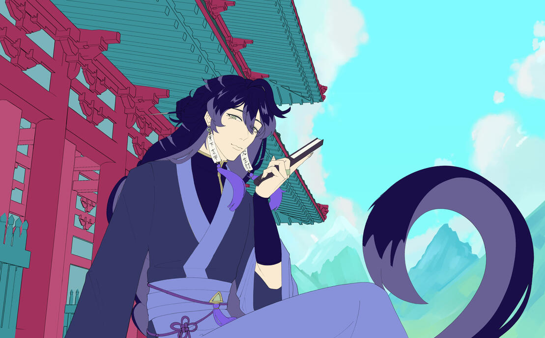 flat colors & background
