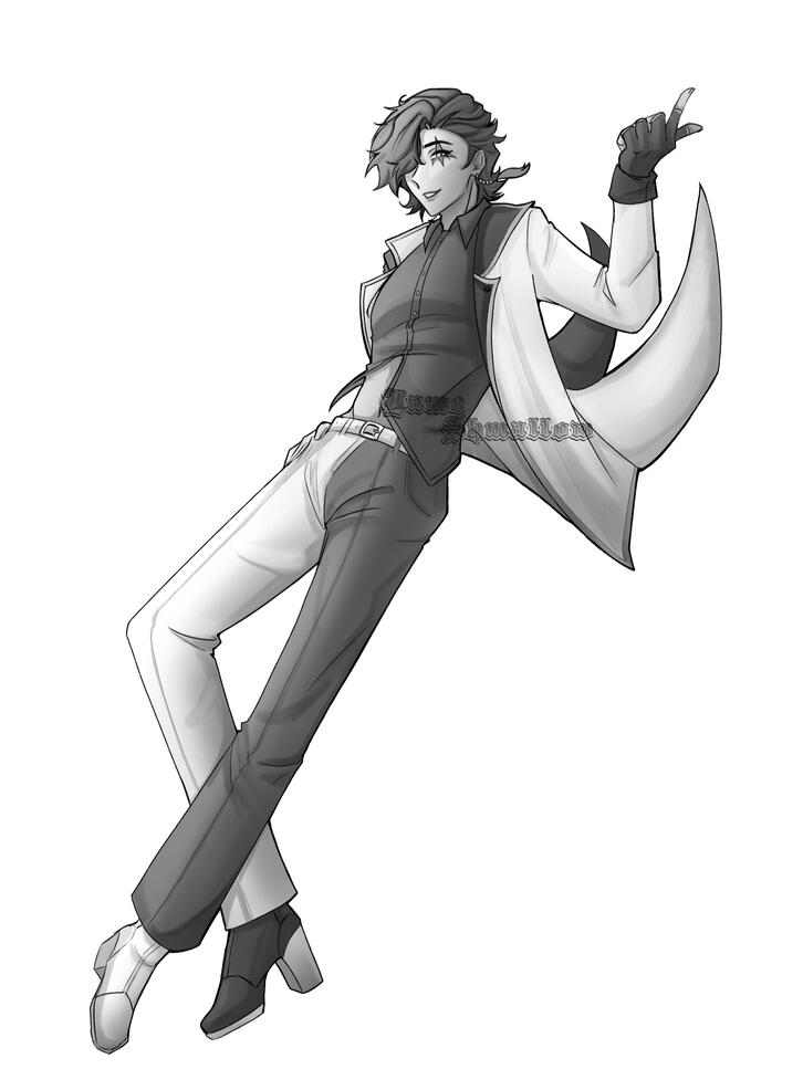 lineart & greyscale