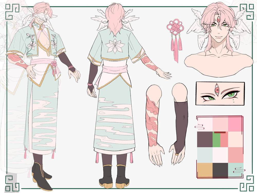 character design for Xaehan