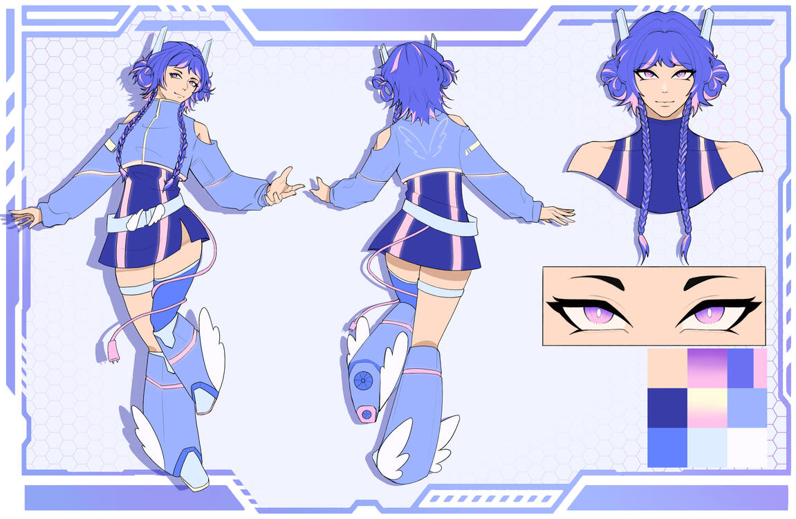 character design for Xaehan character design for Xaehan